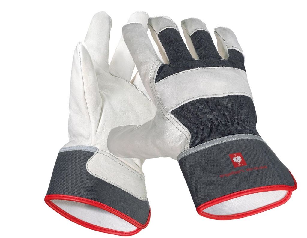 Engelbert Strauss Narbenleder-Handschuhe Platinum, Produktbild 