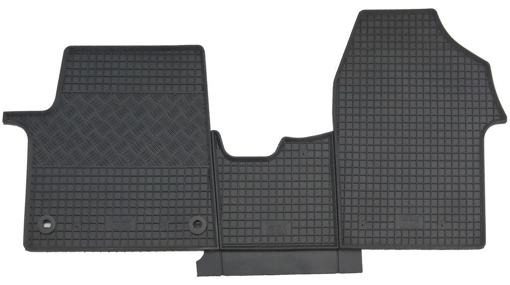 Gummifußmatten 3-teilig für Citroen Jumpy 3 + Peugeot Expert 3 + Toyota Proace (2016-) + Opel Vivaro C (2019-)