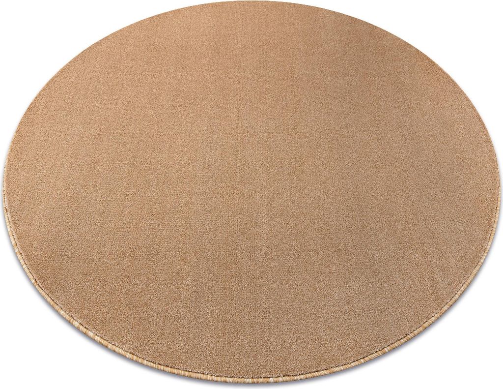 Teppich rund SEDUCTION beige 41, weich, langlebig, Schlafzimmer, Hotel beige rund 133 cm