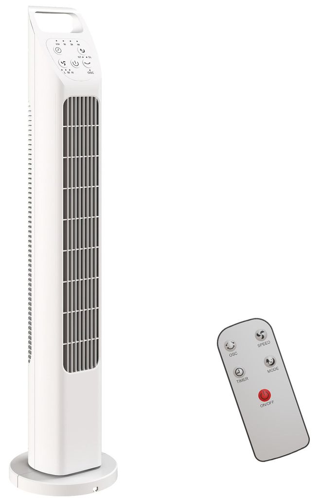 HOMCOM Turmventilator mit Timer, ideal für Zuhause und Produktbild 