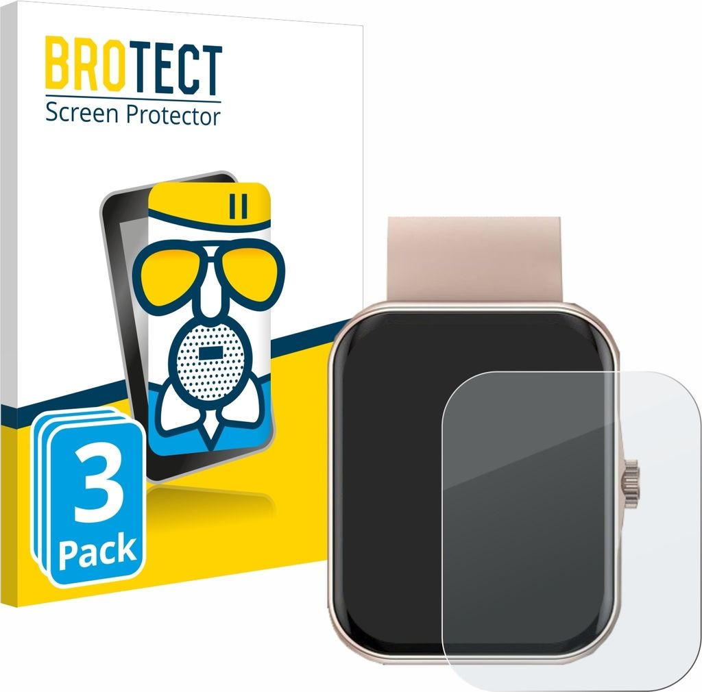 3x BROTECT Entspiegelungs Schutzglas für Mutoy Smartwatch Produktbild 