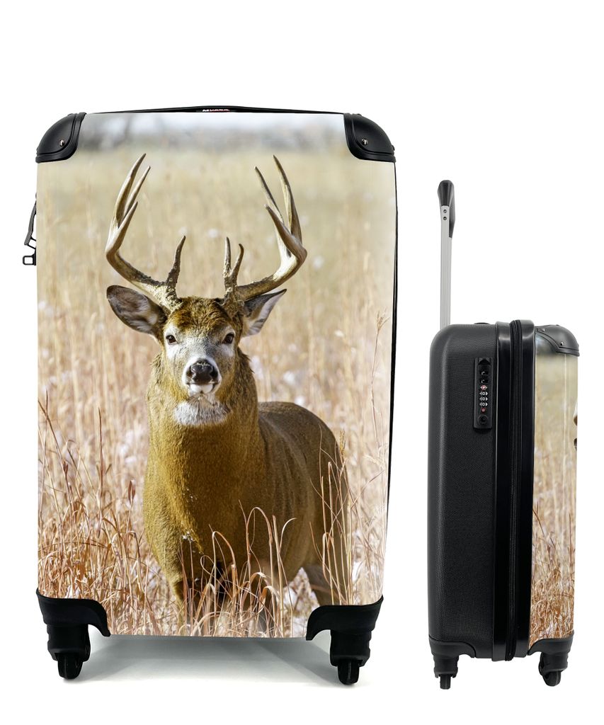 MuchoWow® Koffer Handgepäck Trolley Rollkoffer Kleine Produktbild 