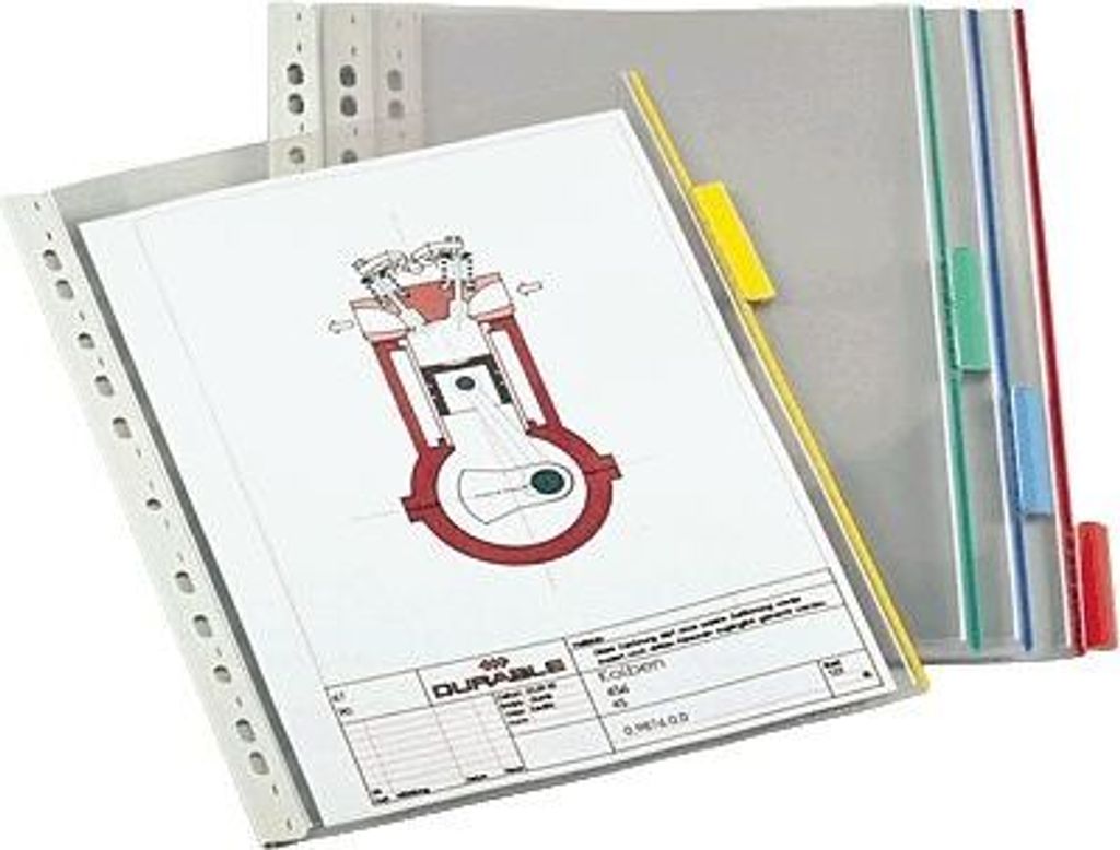 DURABLE Sichttafel FUNCTION panel 560719 A4 transparent 5 St./Pack.