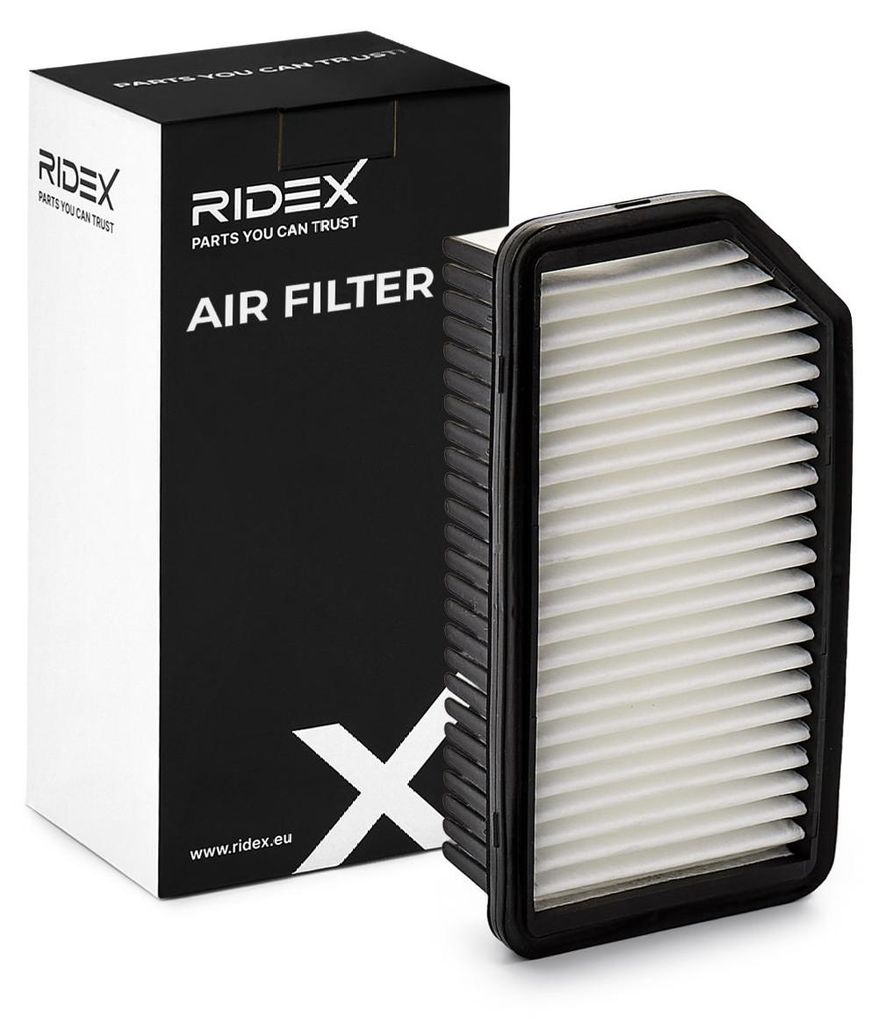 Luftfilter RIDEX 8A0191 für HYUNDAI i20 (PB, PBT) Produktbild 