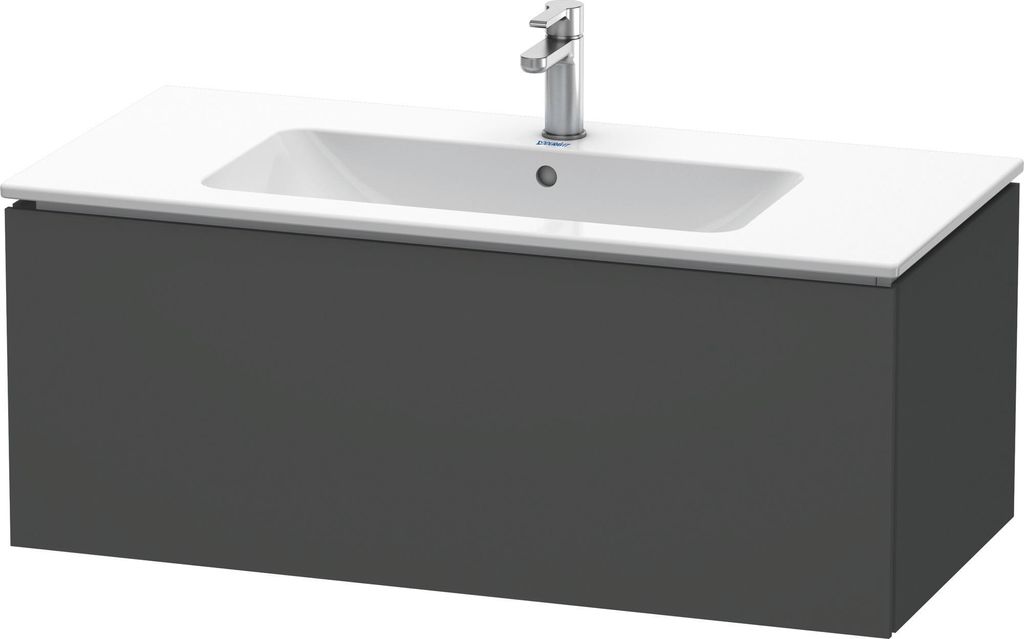 Duravit Waschtischunterbau L-CUBE 1020 x 481 x 400 mm graphit matt