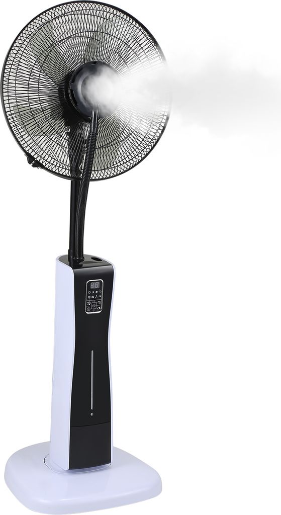 Ventilator 75W Standventilator 7.5h Timer 3 Geschwindigkeitsstufen Bodenventilator Windmaschine mit Fernbedienung