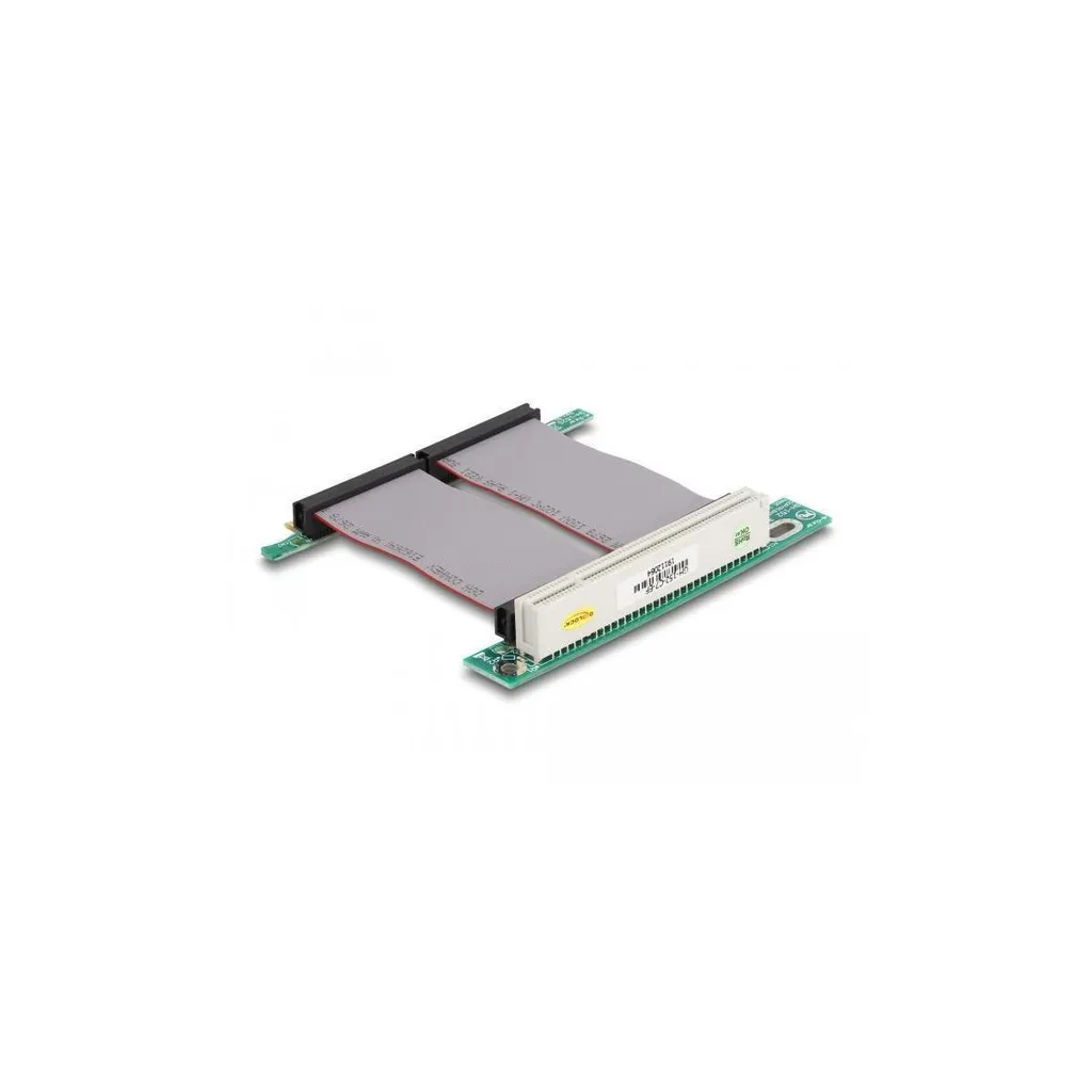 Carte Riser PCI Flexible DeLOCK avec Insertion Gauche pour Boîtier 1U - 3