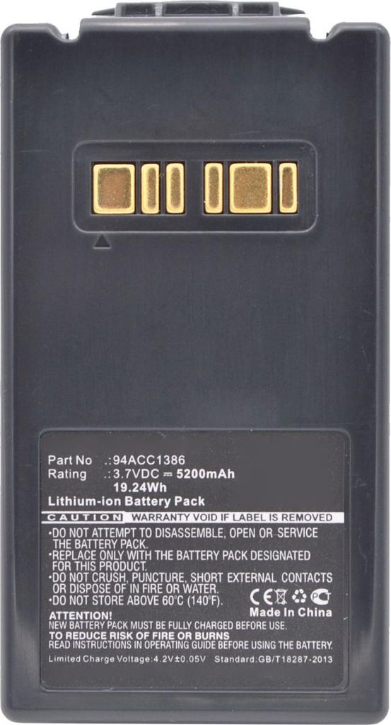 CELLONIC 1x Akku für Barcode Scanner Kompatibel mit Datalogic Falcon X3, Falcon X4, Falcon X3 Plus, BT-26 - (5200mAh, 3.7V)