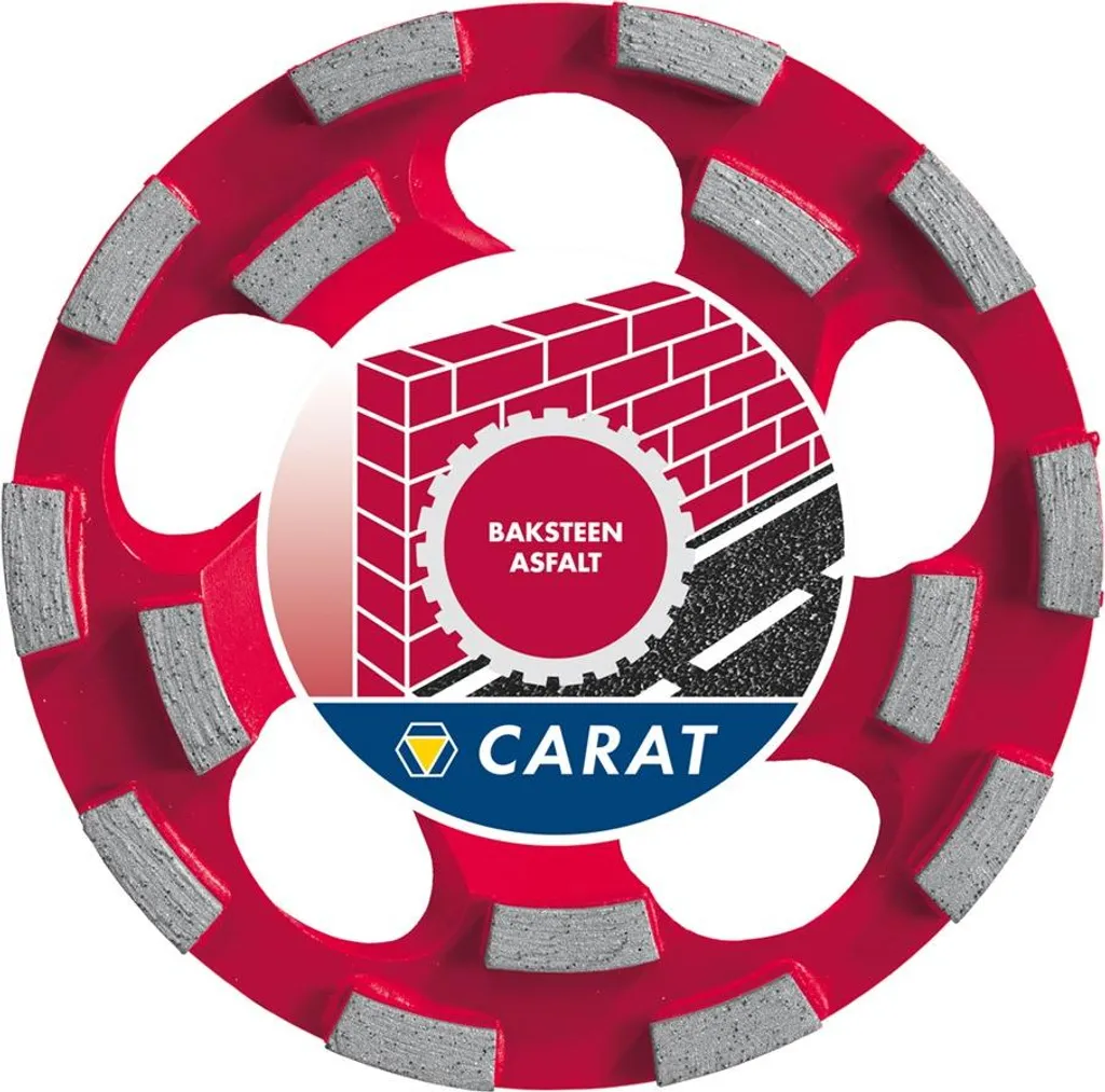 Meule boisseau diamantée Carat Brick Ø125 mm pour brique et béton