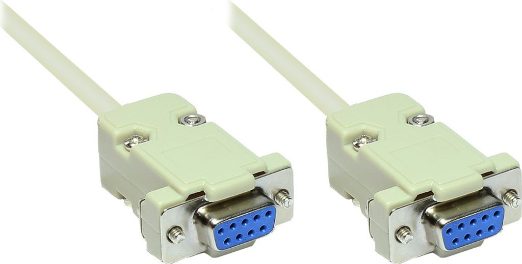 Serielle Verbindung 9-Pol Buchse an Buchse 1:1 Länge: 5m, Good Connections