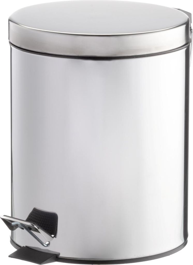 Mülleimer mit Deckel, Edelstahl, 5 l