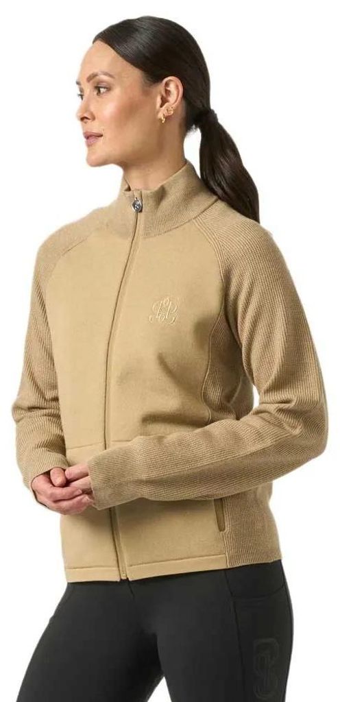 Ps Of Sweden Florence Knitted Frauen Full Zip Sweatshirt Beige L Frau Beige L