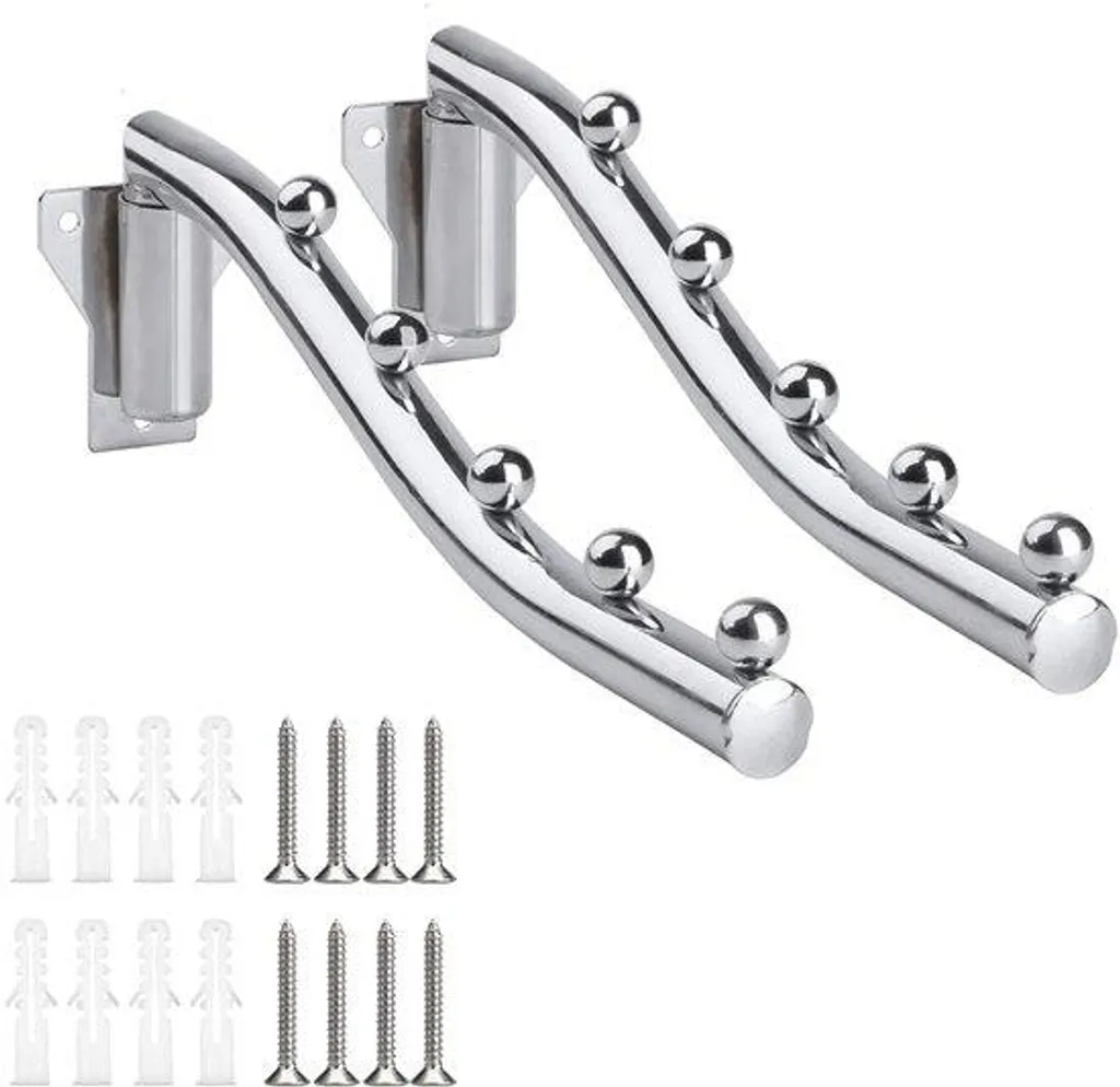 Supports pour rideau de balcon extérieurs pour ombrager la pergola