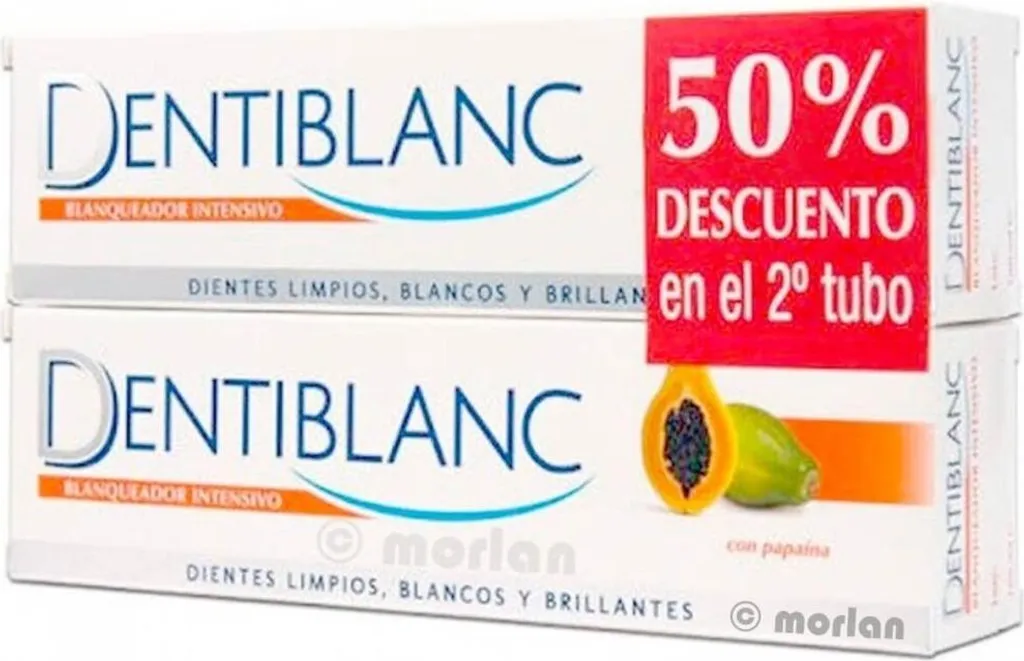 DentiBianchi con Dentiblanc Intensivo alla Papaya - Kit Risparmio 200ml