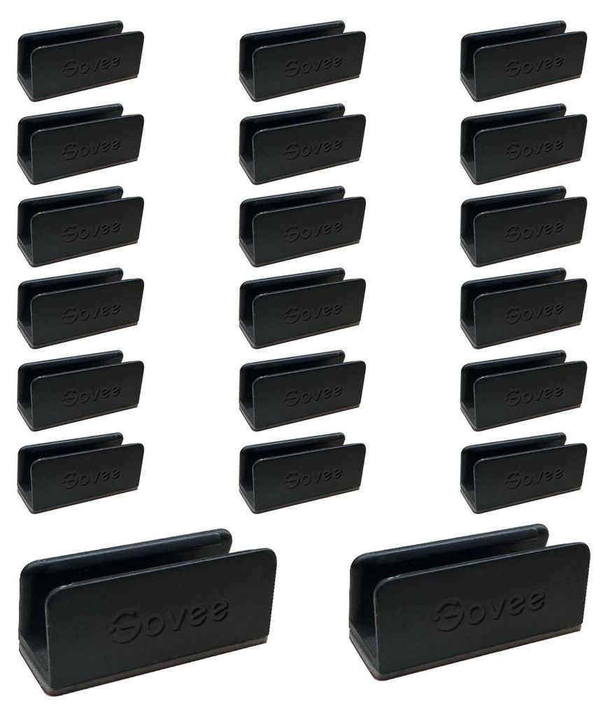 Govee Neon Rope Light 2 Bracket 20 pcs Black Immagine del prodotto 