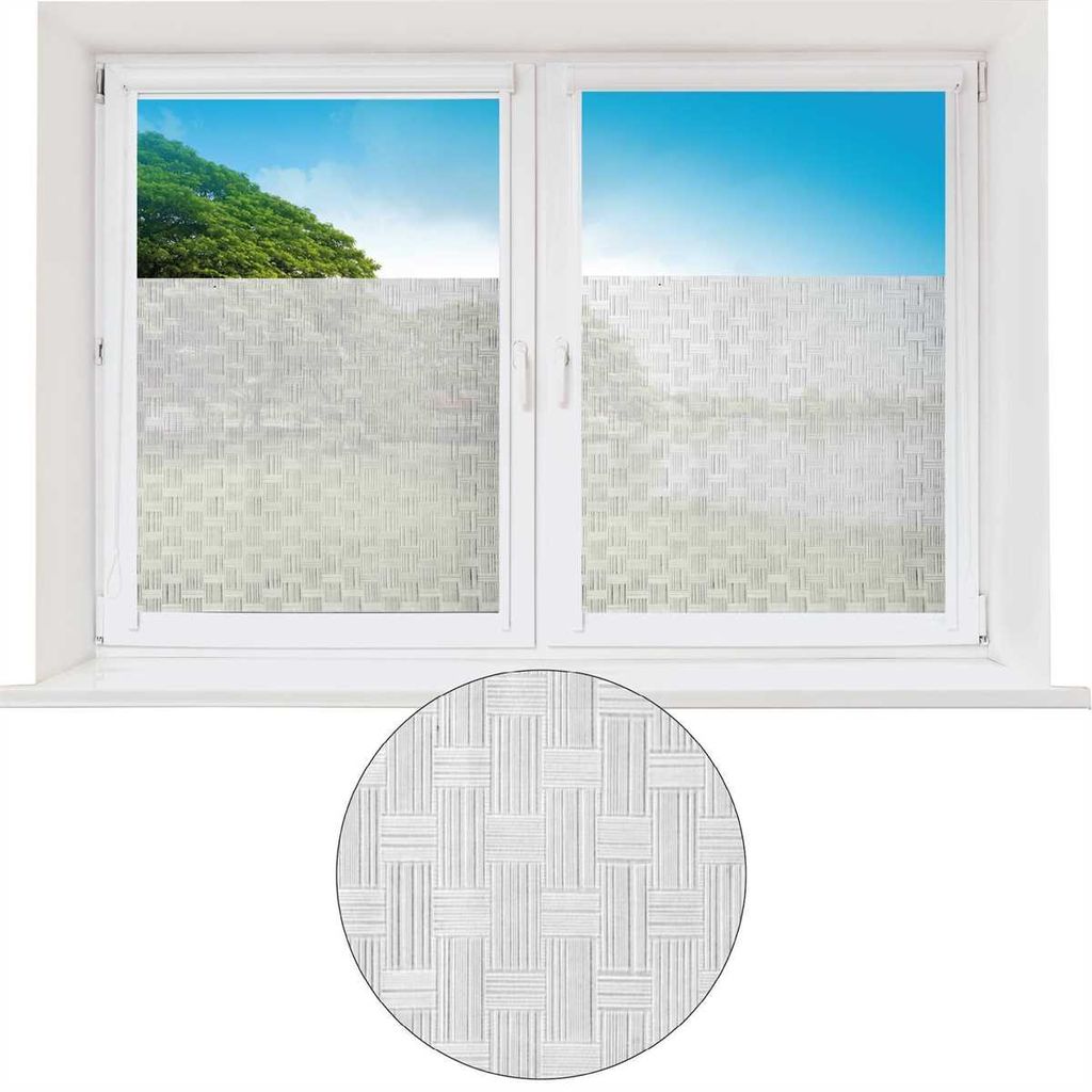 Sichtschutzfolie, Verdunkelungsfensterfolie schwarz 90x200cm