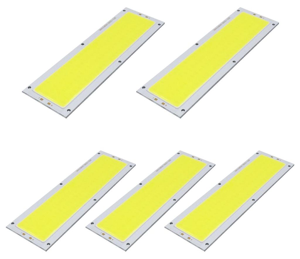 5 Stück/Set 10W 12V COB LED-Streifenlampen, Glühbirnen, helle Heimbeleuchtung, Dekoration, DIY, warmweiß