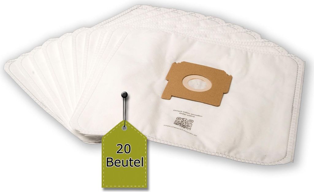 20 Staubsaugerbeutel kompatibel mit Zelmer ZVC 165... - Serie + 2 Mikro-Filter