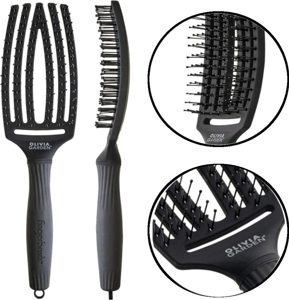 Olivia Garden Fingerbrush Care Ionic Double Bristles Zdjęcie produktu 