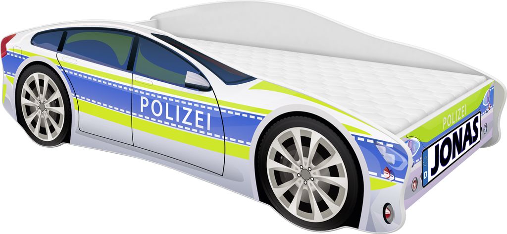 ACMA Jugendbett Kinderbett Auto-Bett Junior Cars Bett Produktbild 3