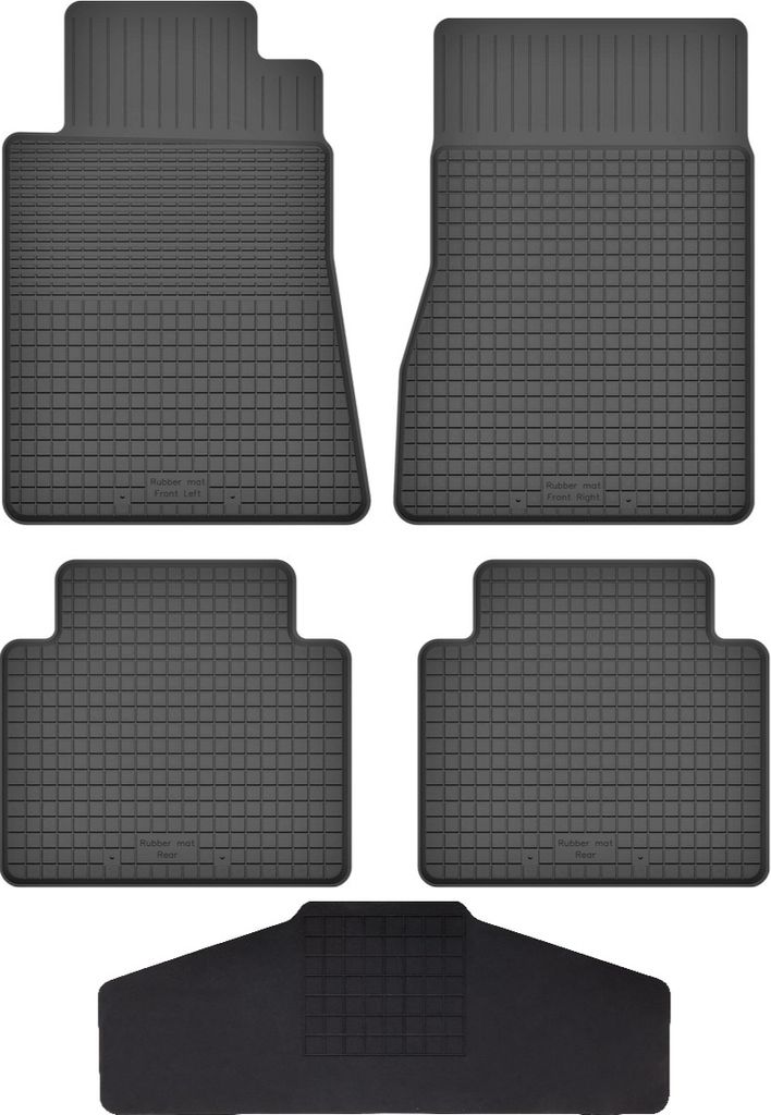 Gummi Fußmatten Set Für: Chevrolet Captiva (2006-2017) Gummimatten Schwarz