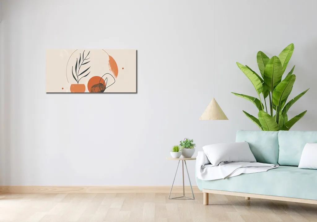Quadro 90x40 cm Tonalità Pastelli - 2