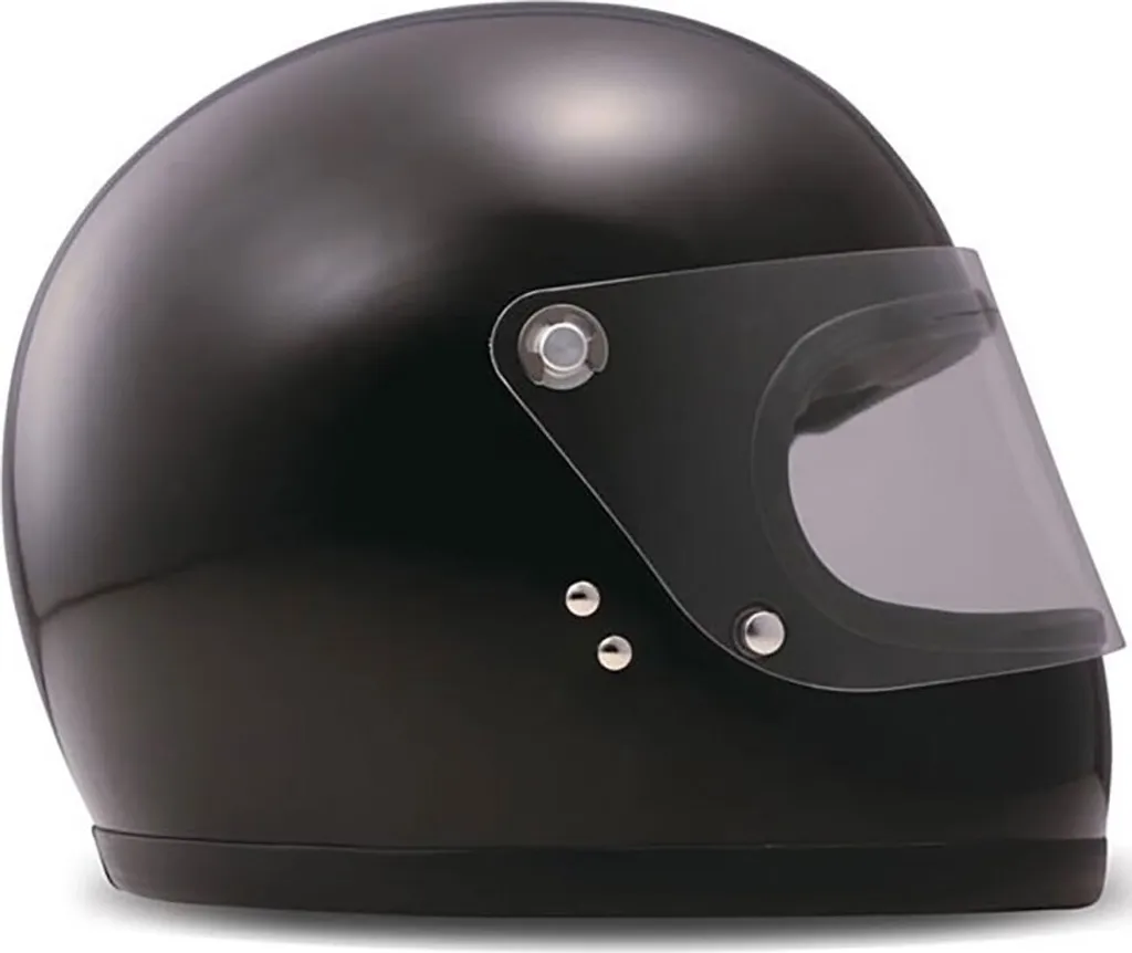 Casque intégral DMD Rocket noir XL en fibre de carbone kevlar léger
