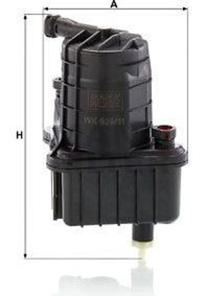 MANN-FILTER WK 939/11 x Kraftstofffilter OE 7701061578 kompatibel mit Modus, Clio