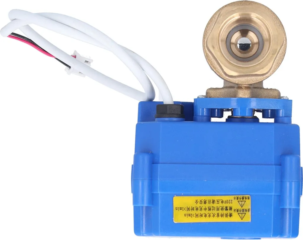 Robinet motorisé DN15 220V en laiton pour régulation de débit d'eau - 6