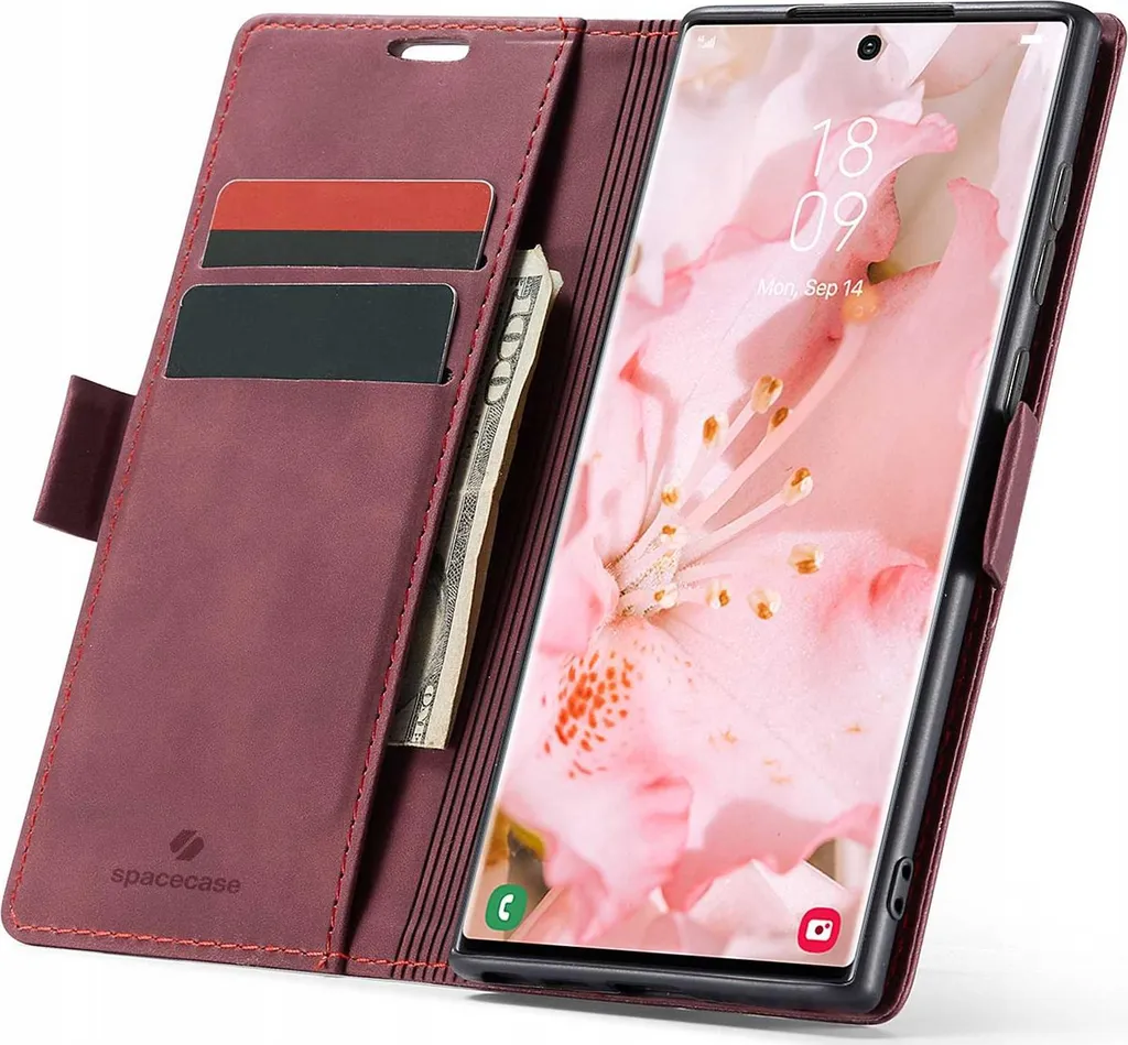 Analisi Custodia SPACECASE Wallet Galaxy S22 Ultra Red | Flip Cover