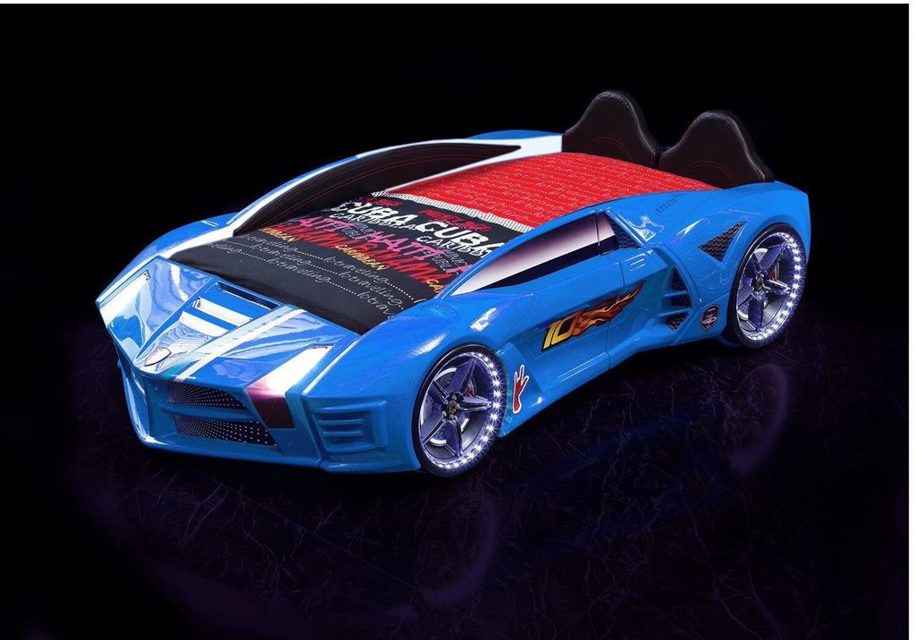 Autobett „Neo“ in Blau