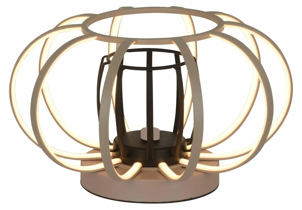 Luminaire de bureau LED GEETI Salo beige 18W 1800lm lumière chaude