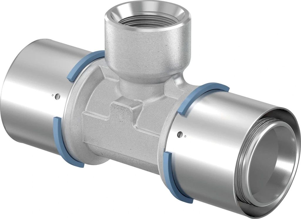 UPONOR S-Press, T-Stück, mit Innengewinde, 40-Rp3/4"FT-40, Produktbild 