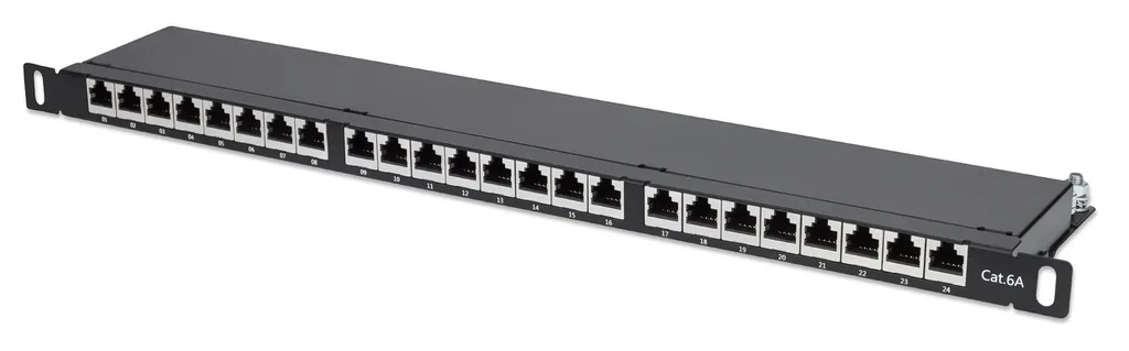 Optimisez votre Baie 19" avec ce Patch Panel 24 Ports Cat6a FTP 0,5U