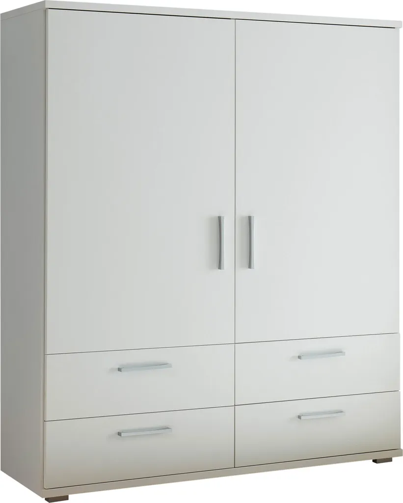 Dressing d'appoint Adeline Blanc pour chambre ou entrée 120x140cm