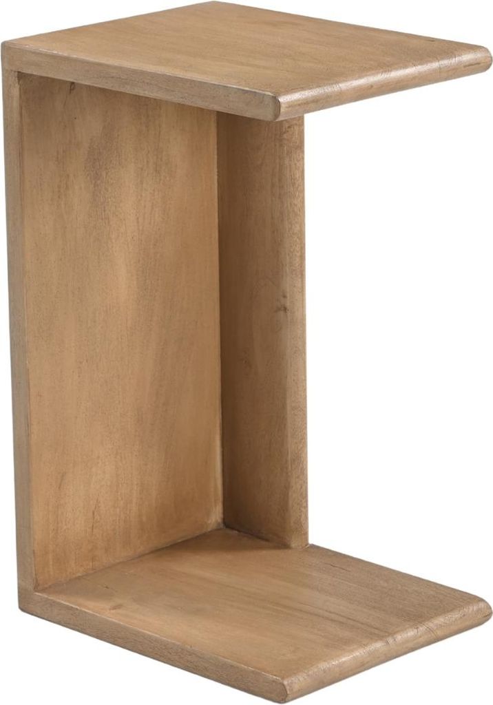 Giga Meubel Beistelltisch Nila - Holz natur - 36x28x56cm