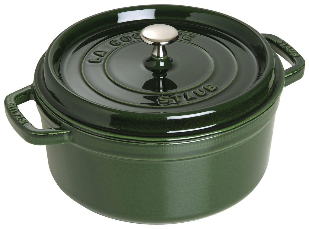 Staub cocotte rotonda verde basilico 24 cm 40509-356-0 Immagine del prodotto 