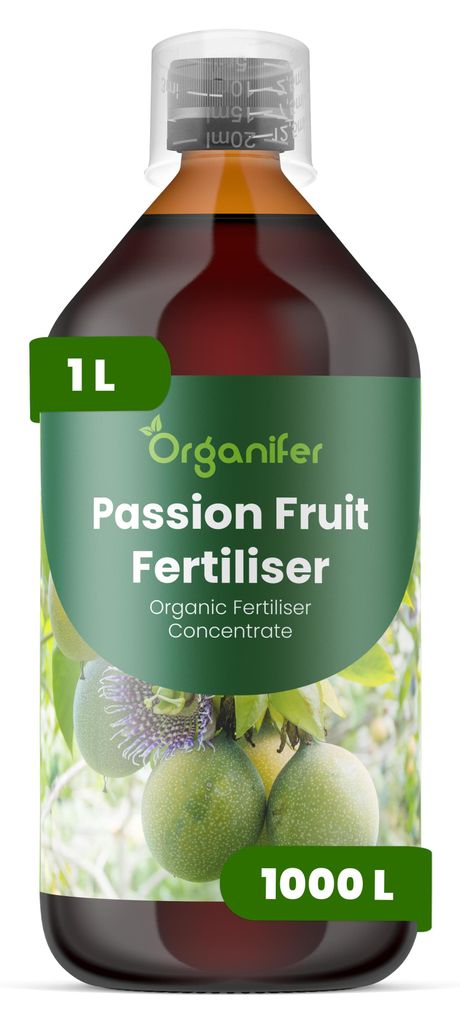 Passionsfrüchte Flüssigdünger 1L – 2-1-8 NPK – Flüssig-Pflanzendünger für Passionsfrüchte – Fördert kräftiges Wachstum & reichtragen...