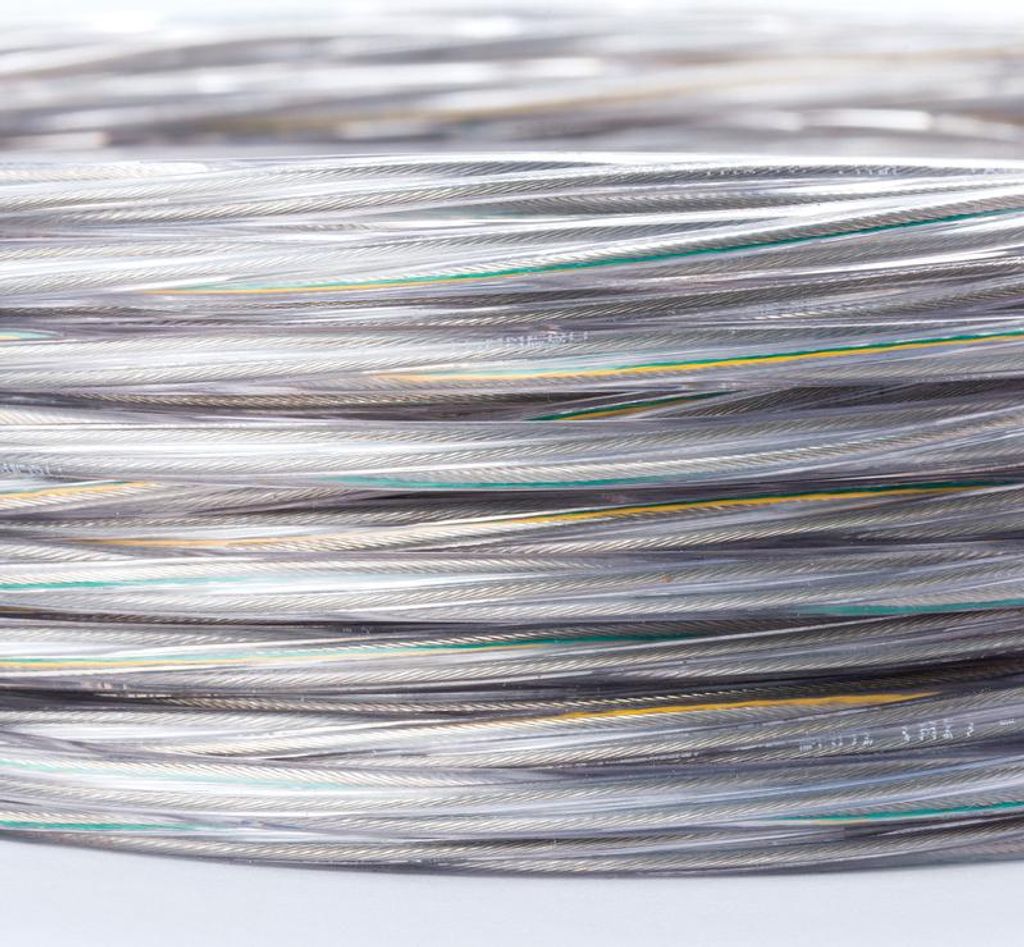 Kabel, 5 m, 3-adrig, (3 x 0,75 mm²) Kunststoffleitung für die Verlängerung von Leuchten, Lampen, Elektrogeräten, Stromkabel mit Erdleiter, Tran...