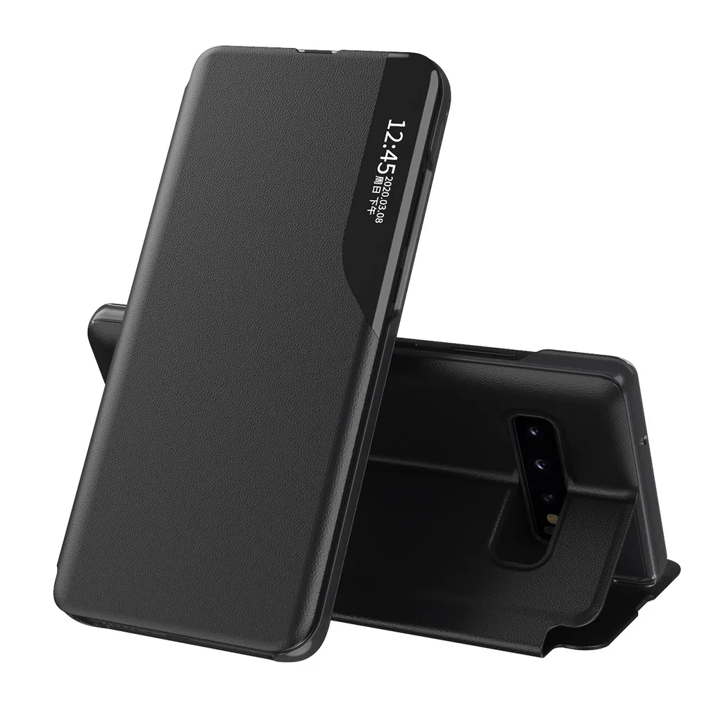 Xinyunew Cover Galaxy M31S – Custodia Portafoglio In Pelle Con Slot Carte E Supporto Grigia - 3