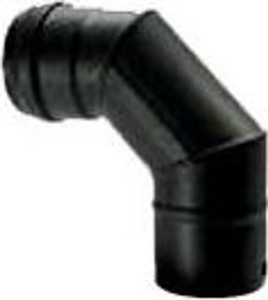 Gomito 90 Gradi SAVE Plus PN803 Nero: Curva in Acciaio 1,2mm per Scarico Fumi