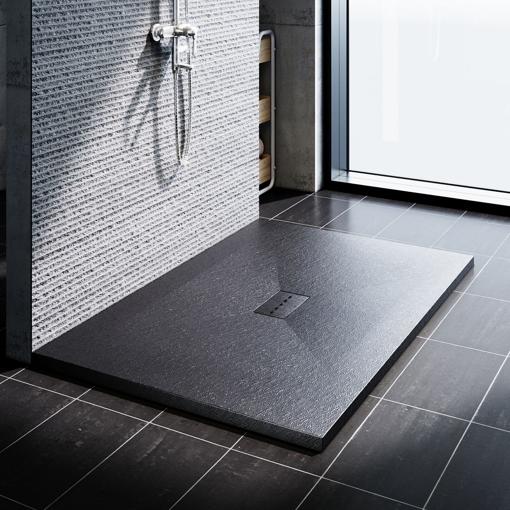 SONNI piatto doccia 100x140 cm SMC piatto doccia quadrato Immagine del prodotto 