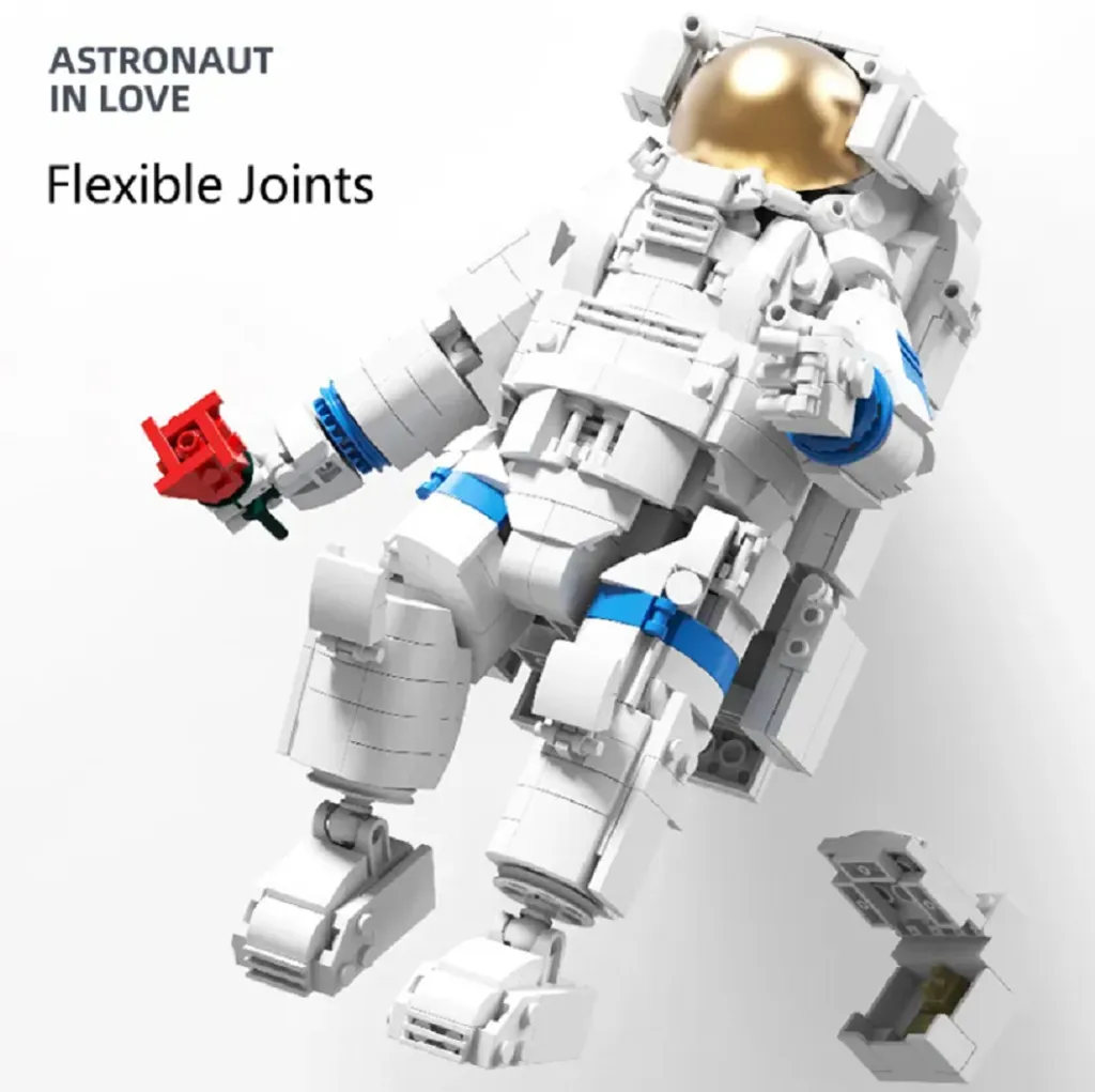 COIL Jeu de Construction Astronaute 787 Pcs Compatible Blanc 14 Ans+ - 2