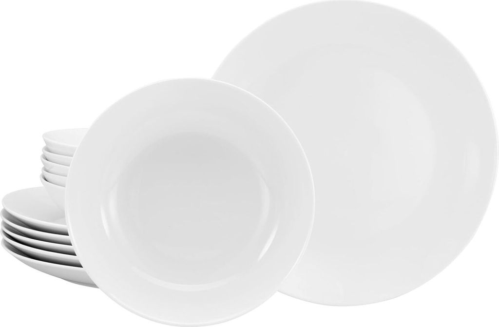 CreaTable, 21925, Luna Weiss, Tafelservice 12-tlg, Produktbild 