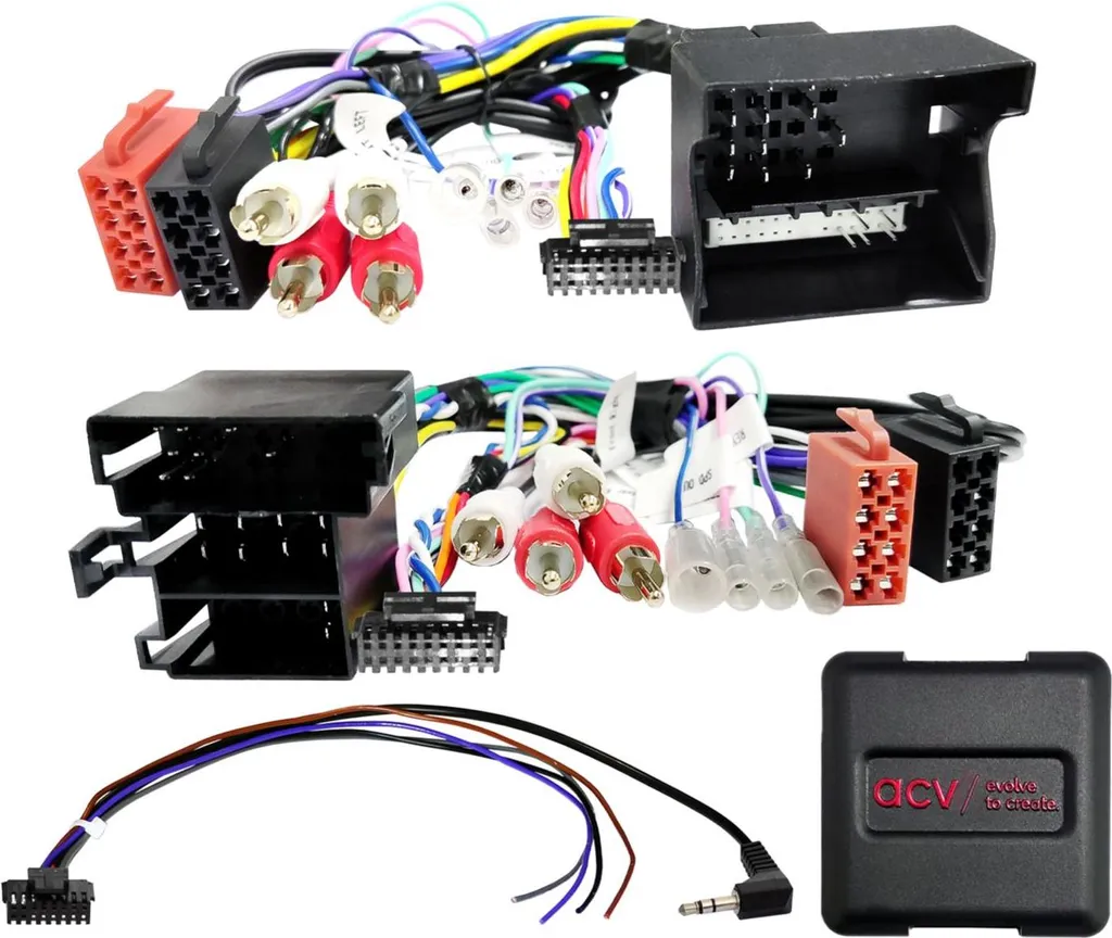 Interface Commande au Volant pour Audi avec ISO et Quadlock ACV 42xad00c