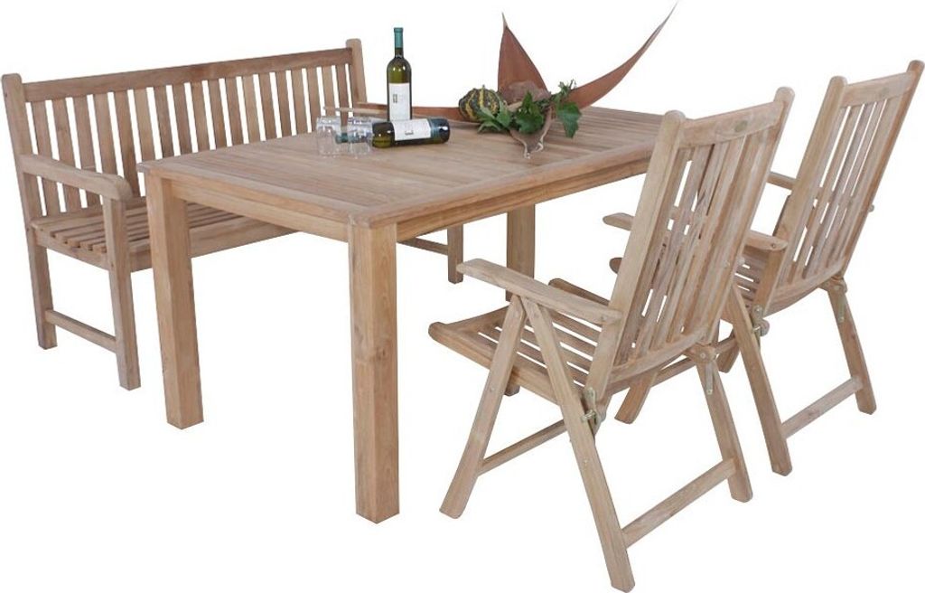 Garden Pleasure Gartenbank Solo 940140 natur Holz 150,0 cm Produktbild 10