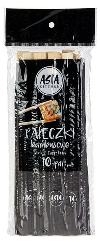 Bacchette di bambù 21cm 10 paia - Asia Cucina Immagine del prodotto 