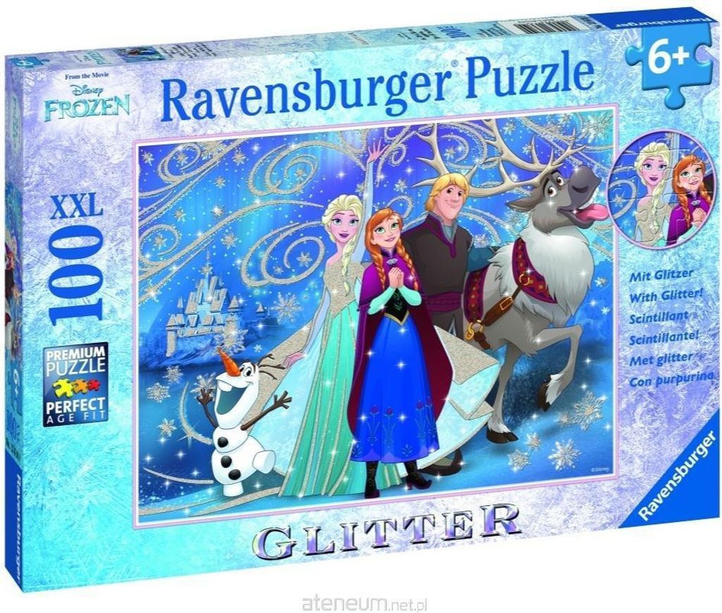 100 elementów Ravensburger Kids Puzzle XXL Glitter Disney Zdjęcie produktu 