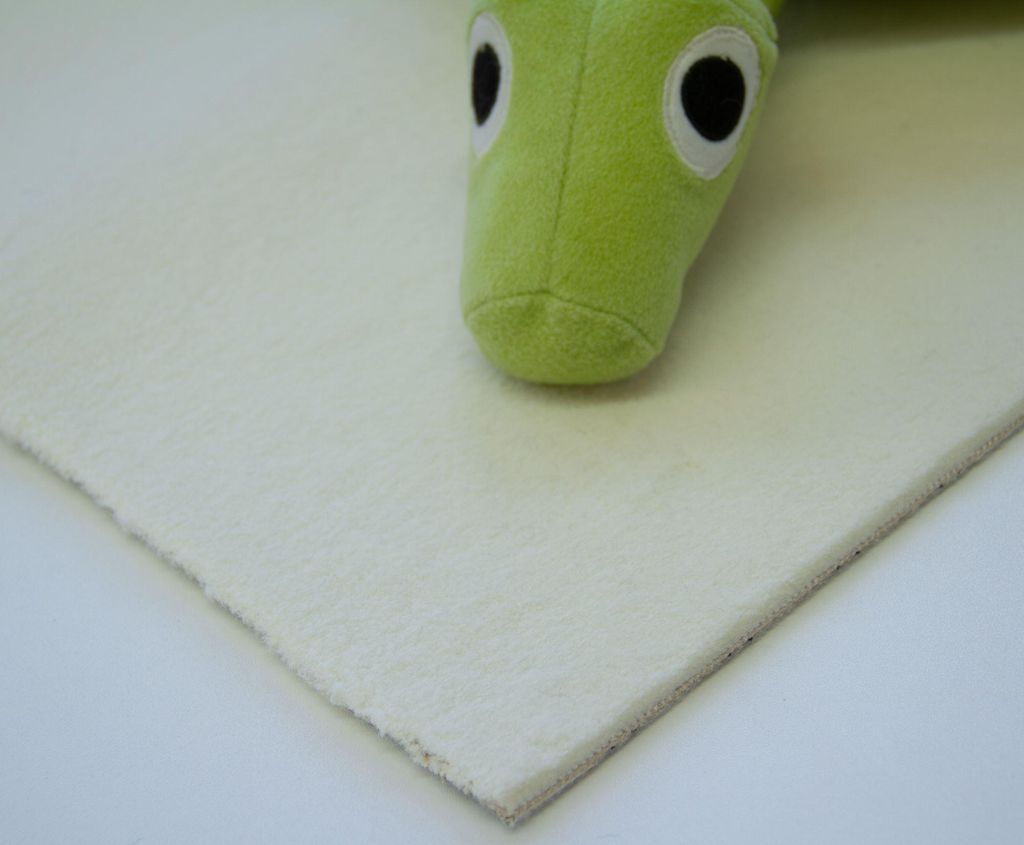 Steffensmeier Velours Teppichboden Palena Meterware | Auslegware für Kinderzimmer Wohnzimmer Schlafzimmer | Creme, Größe: 100x400 cm