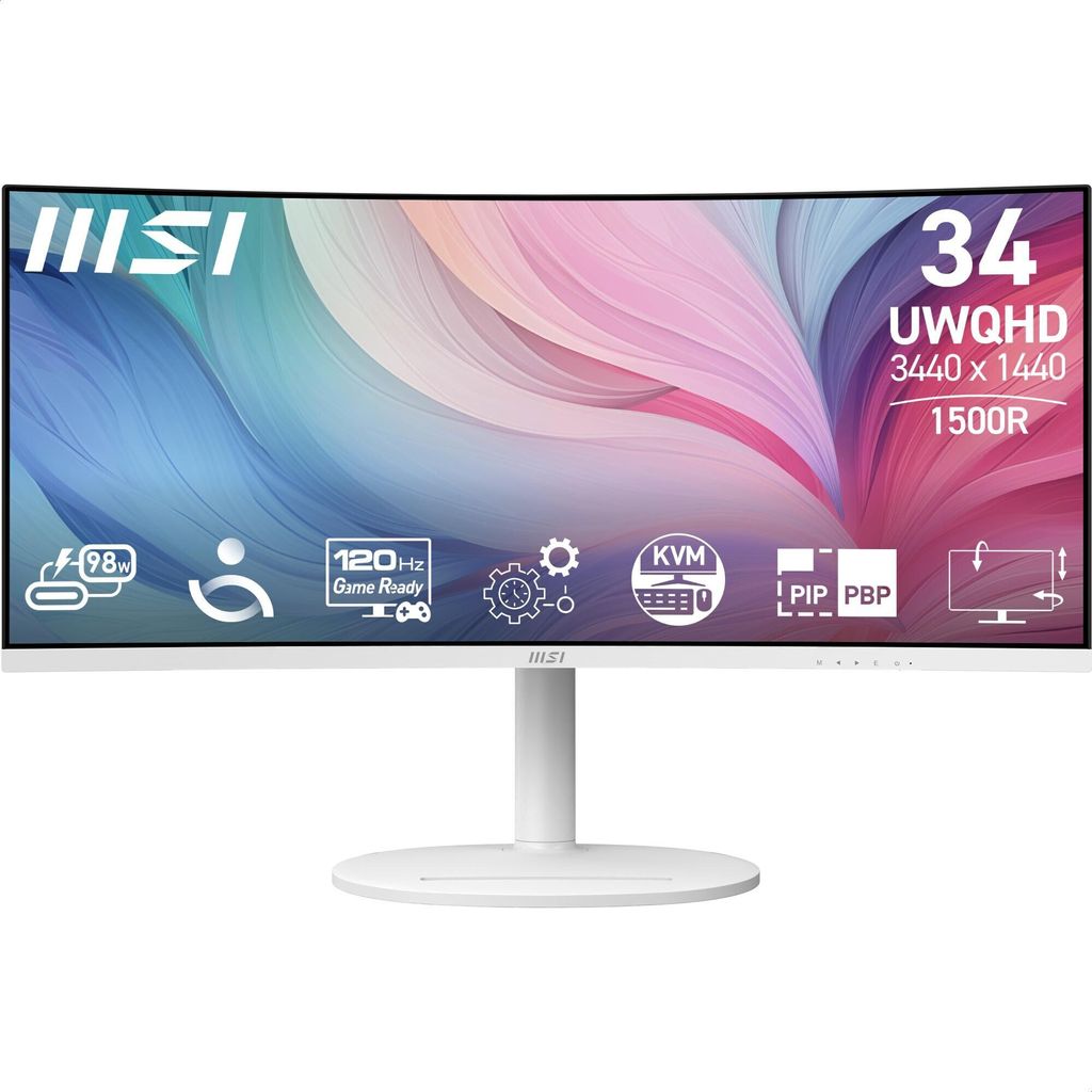 MSI Modern MD342CQPWDE, 86,4 cm (34"), 3440 x 1440 Pixel, Produktbild 